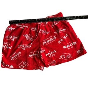 Coca-Cola Men’s Shorts – Classic Comfort with Iconic Logo, Size Large